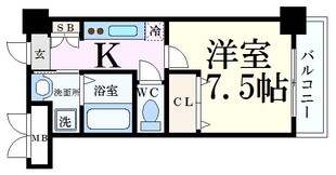 新神戸駅 徒歩4分 3階の物件間取画像